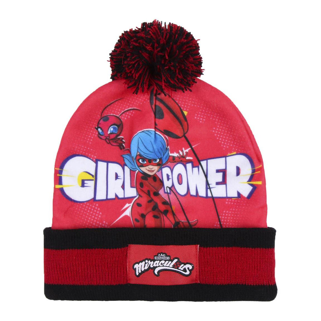 Miraculous Ladybug Kids Hat and Gloves Set "Girl Power" - Fabrica Fantasia