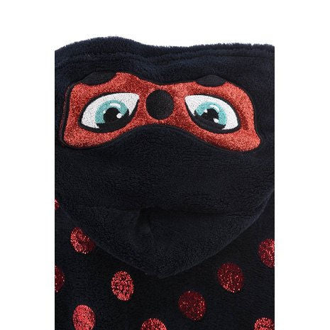 Miraculous Ladybug Kids Robe Hooded Dressing Gown - Fabrica Fantasia