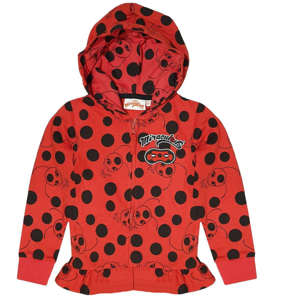 Miraculous Ladybug Kids Sweatjacket Hoodie - Fabrica Fantasia