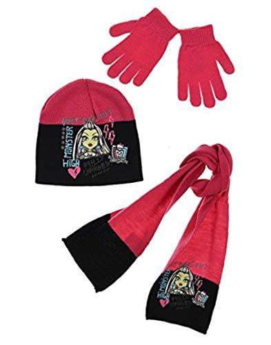 Monster High Kids Hat Scarf and Gloves Set - Fabrica Fantasia