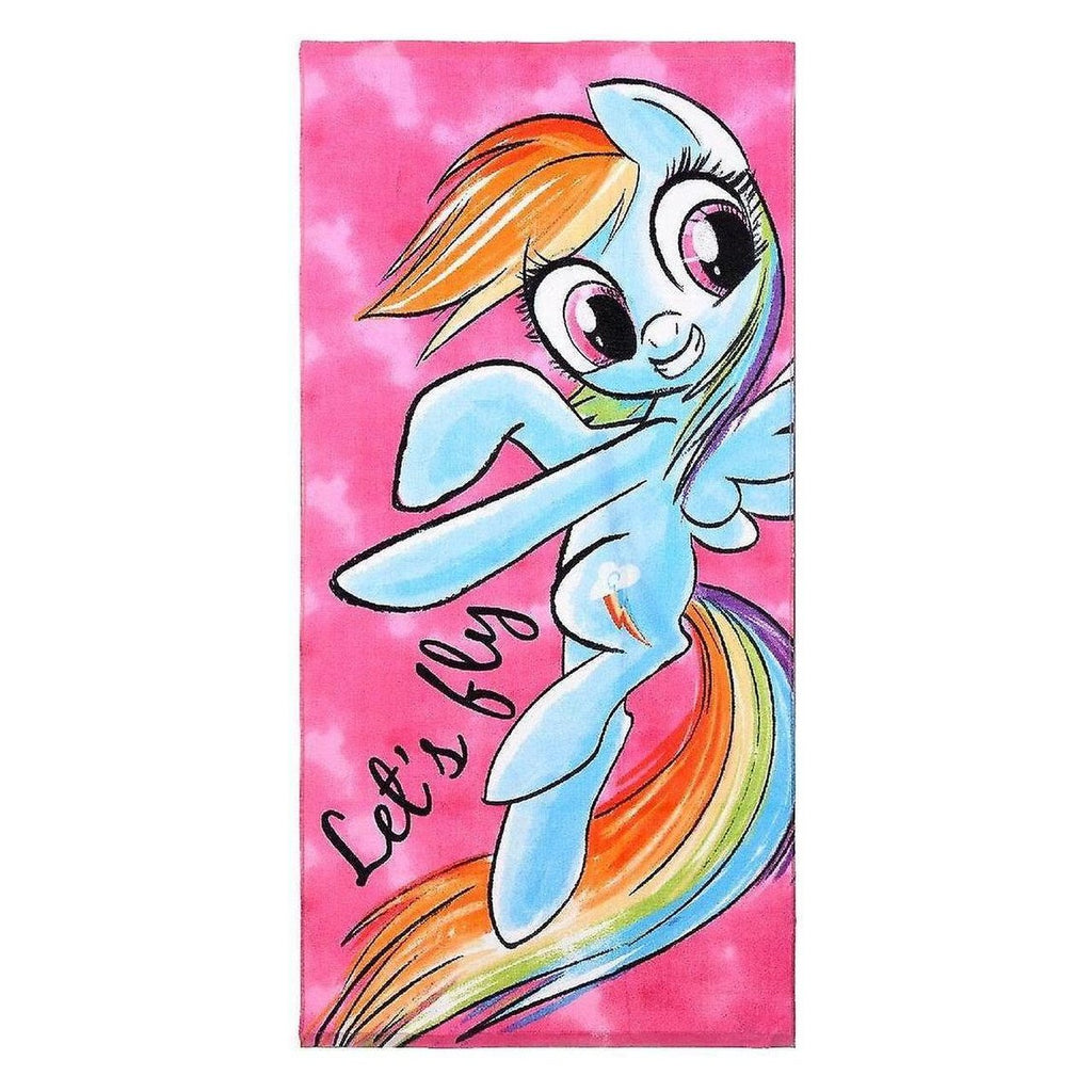 My Little Pony Girls Beach Towel, Cotton - Fabrica Fantasia