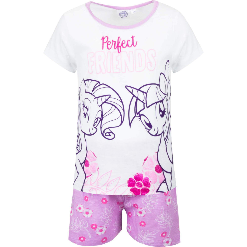 My Little Pony Kids Pyjama Nightwear Set With Glitter - Fabrica Fantasia