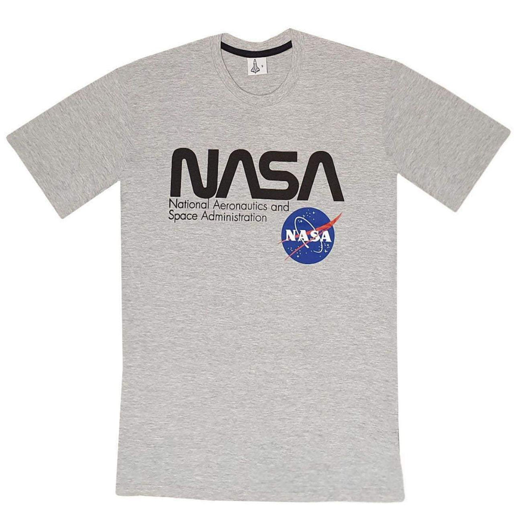 NASA Men T-Shirt Top, Cotton, Short Sleeve - Fabrica Fantasia