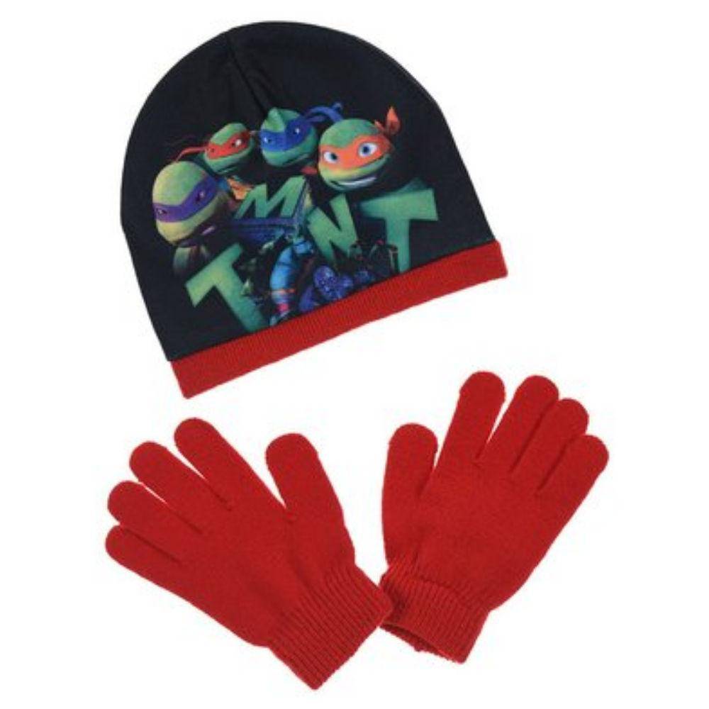 Ninja Turtels Kids Hat and Gloves Set - Fabrica Fantasia