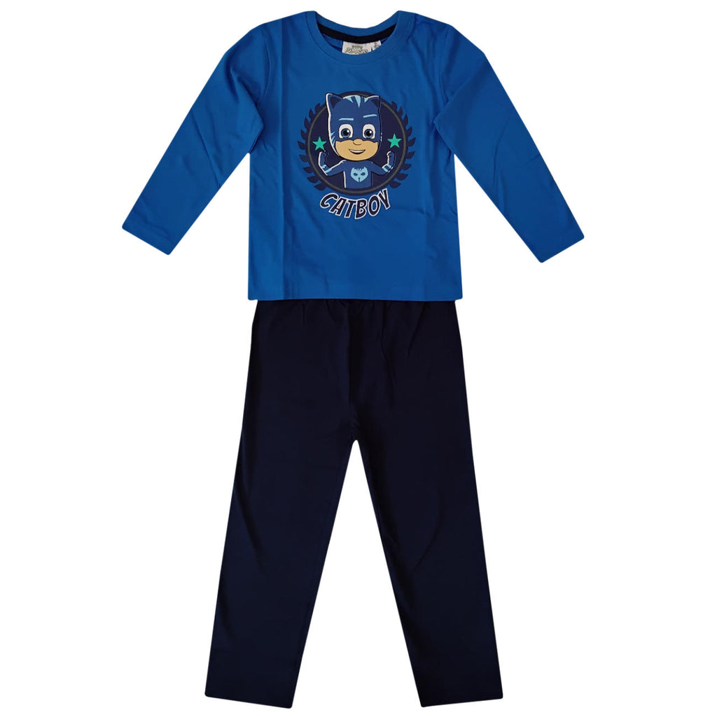 PJ Masks Kids Pyjama Nightwear Long Set "Catboy" - Fabrica Fantasia