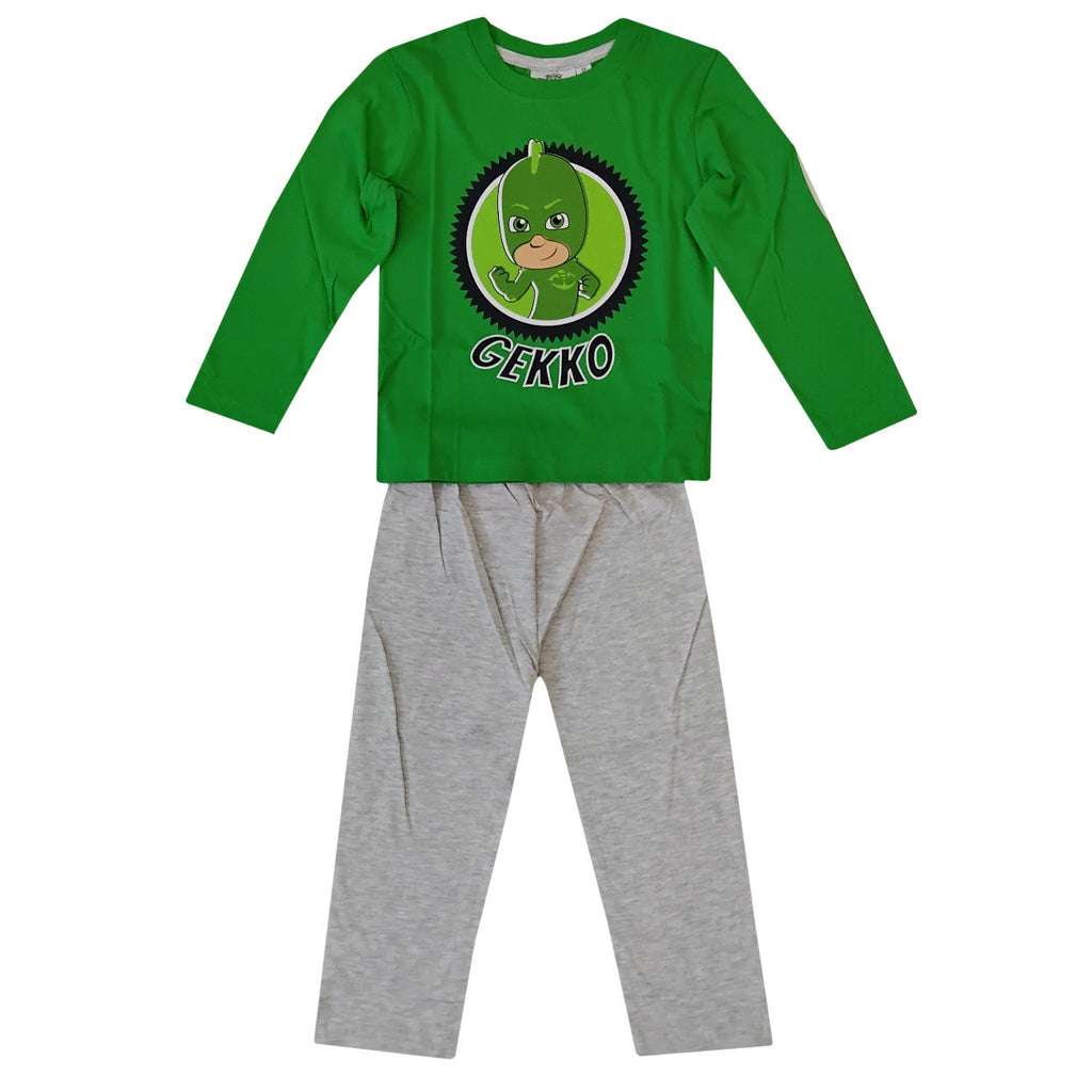 PJ Masks Kids Pyjama Nightwear Long Set "Gekko" - Fabrica Fantasia