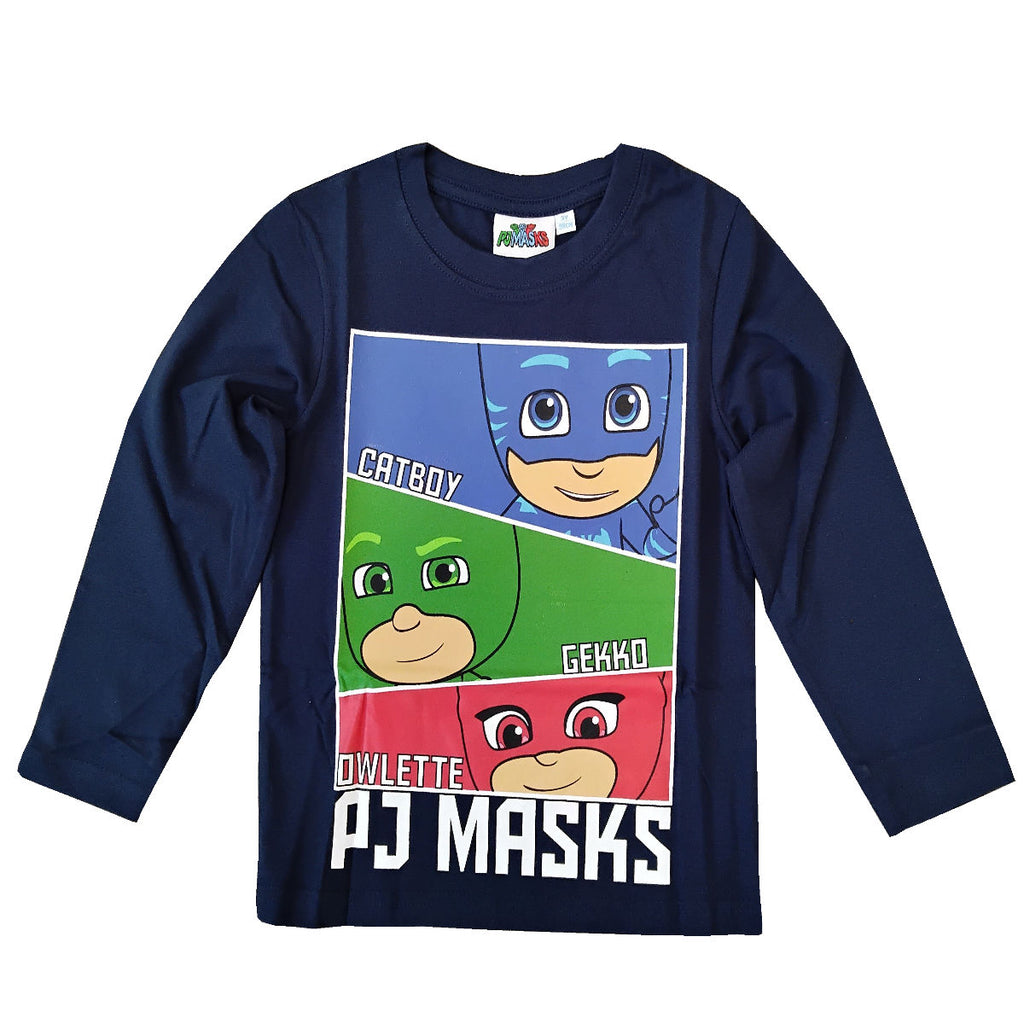 PJ Masks Kids T-Shirt Catboy Gekko Owlette - Fabrica Fantasia