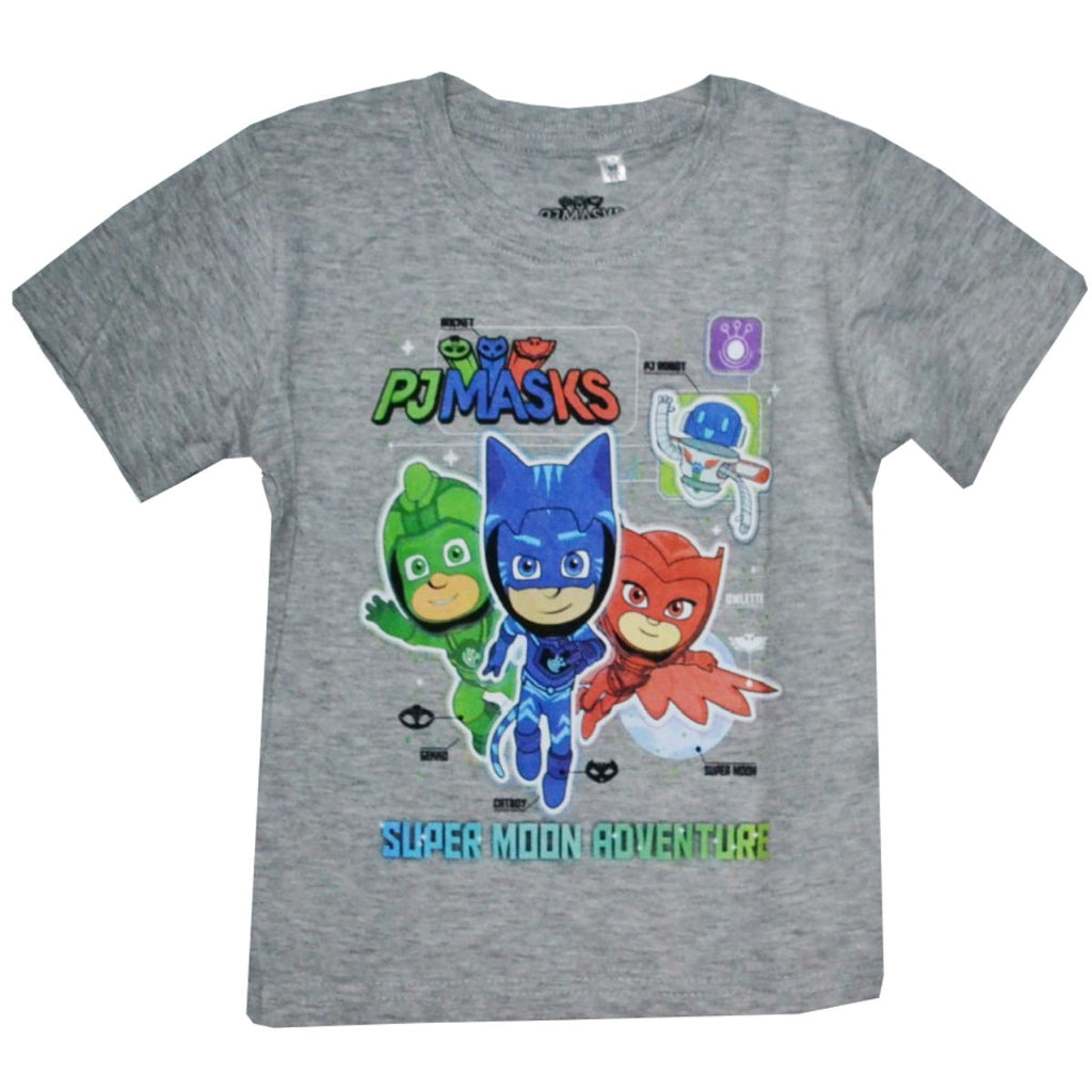 PJ Masks Kids T-Shirt Short Sleeve Top - Fabrica Fantasia