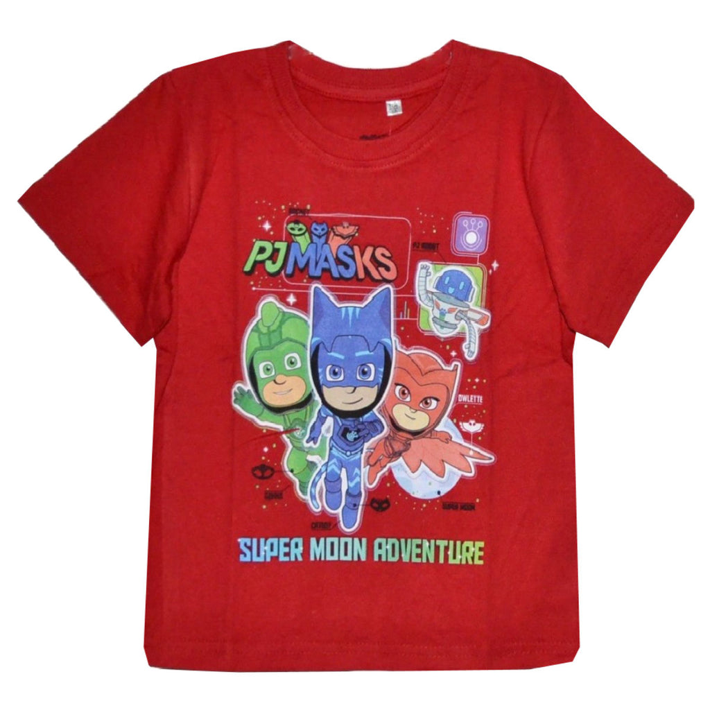 PJ Masks Kids T-Shirt Short Sleeve Top - Fabrica Fantasia