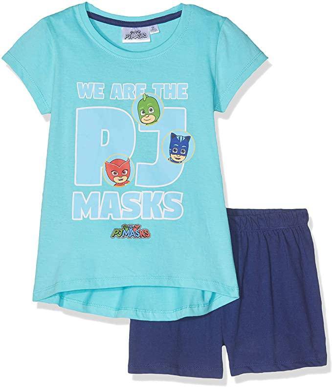 PJ Masks Girls Pyjama Short Set - Super Heroes Warehouse