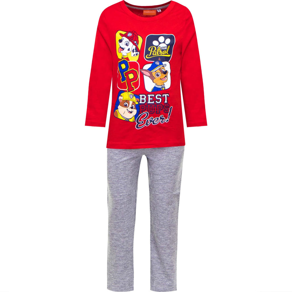 Paw Patrol Boys Pyjama Nightwear Set, Cotton - Fabrica Fantasia