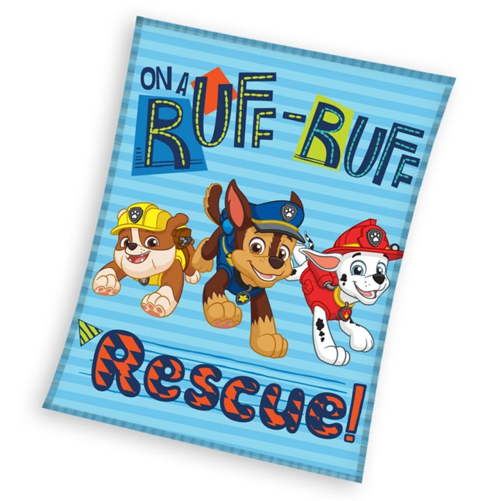 Paw Patrol Kids Fleece Throw Blanket - Fabrica Fantasia