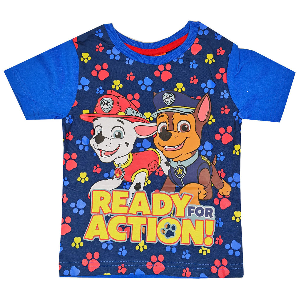 Paw Patrol Kids T-Shirt Short Sleeve Top - Fabrica Fantasia