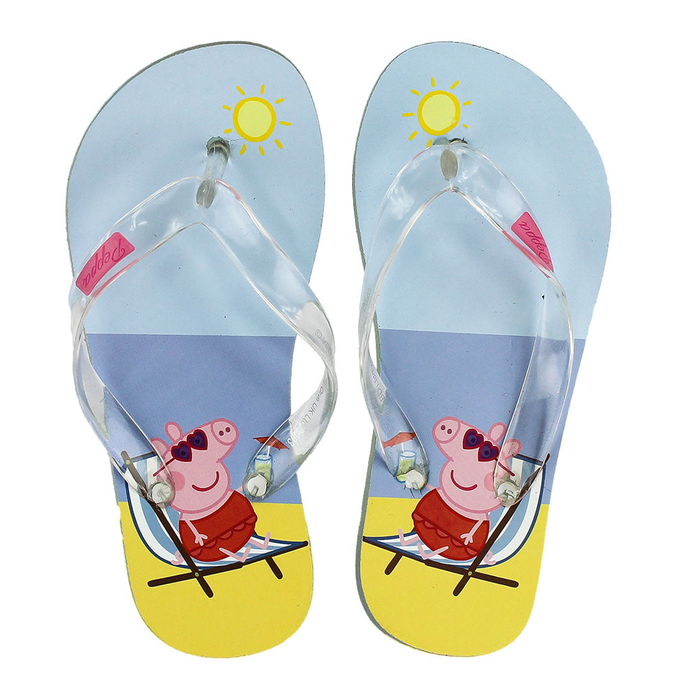 Peppa Pig Girls Flip Flop Sandals Shoes - Fabrica Fantasia