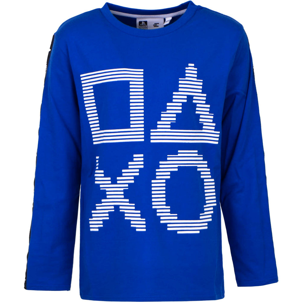 PlayStation Boys & Teens T-Shirt Top, Long Sleeve, Cotton - Fabrica Fantasia