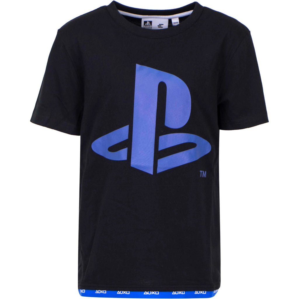 PlayStation Kids Short Sleeve Black T-Shirt - Fabrica Fantasia