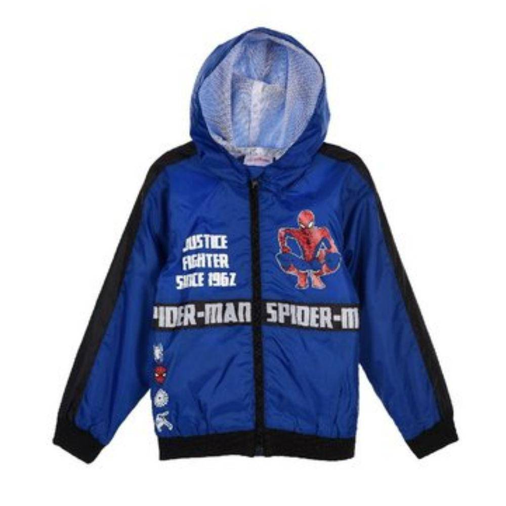 Spider-Man Kids Jacket With Hoodie - Fabrica Fantasia