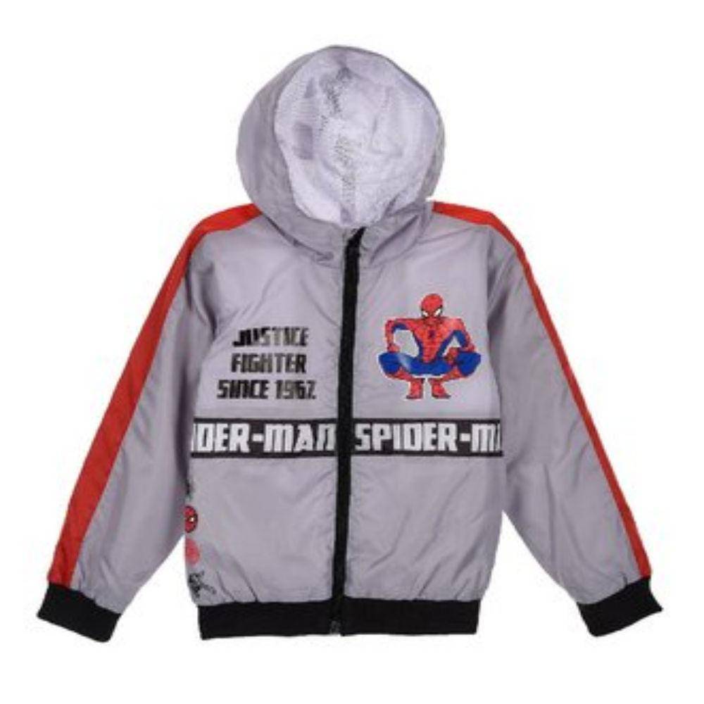 Spider-Man Kids Jacket With Hoodie - Fabrica Fantasia