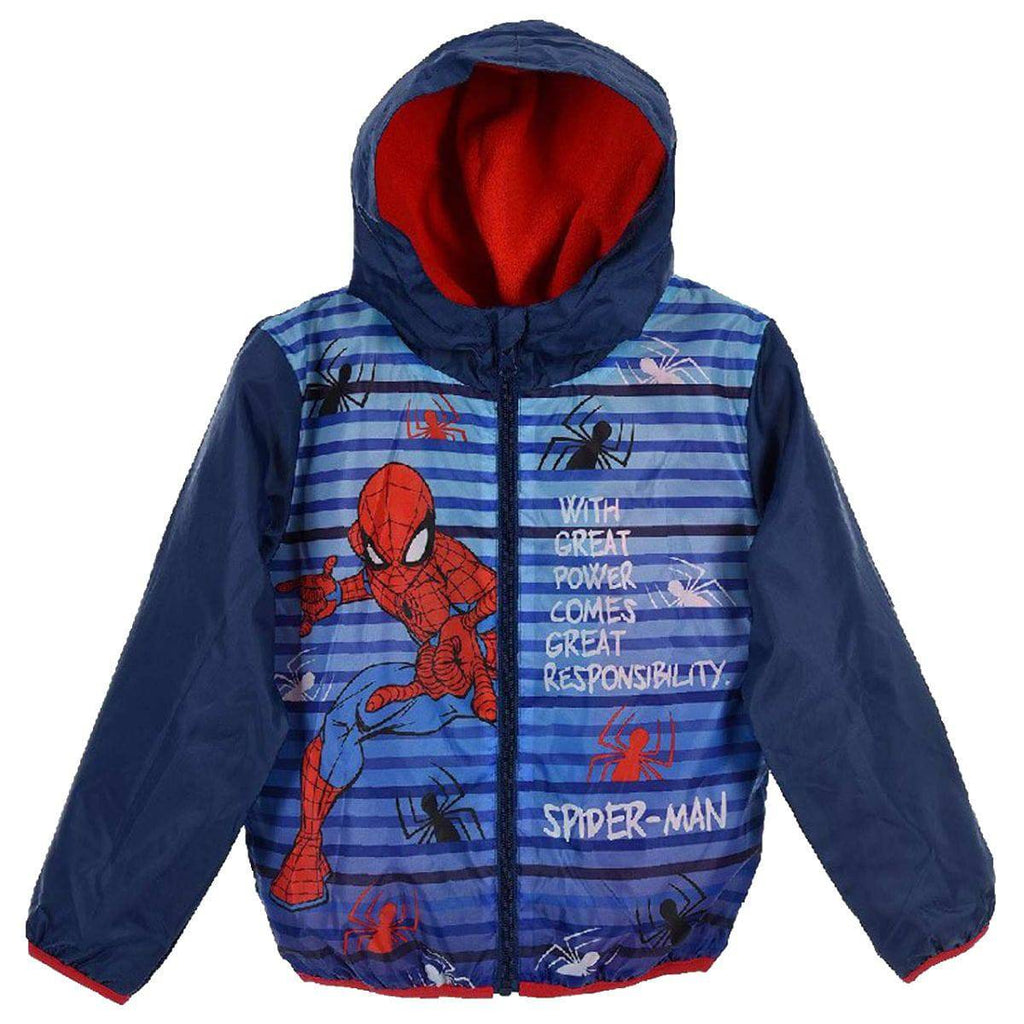 Spider-Man Kids Jacket With Hoodie - Fabrica Fantasia