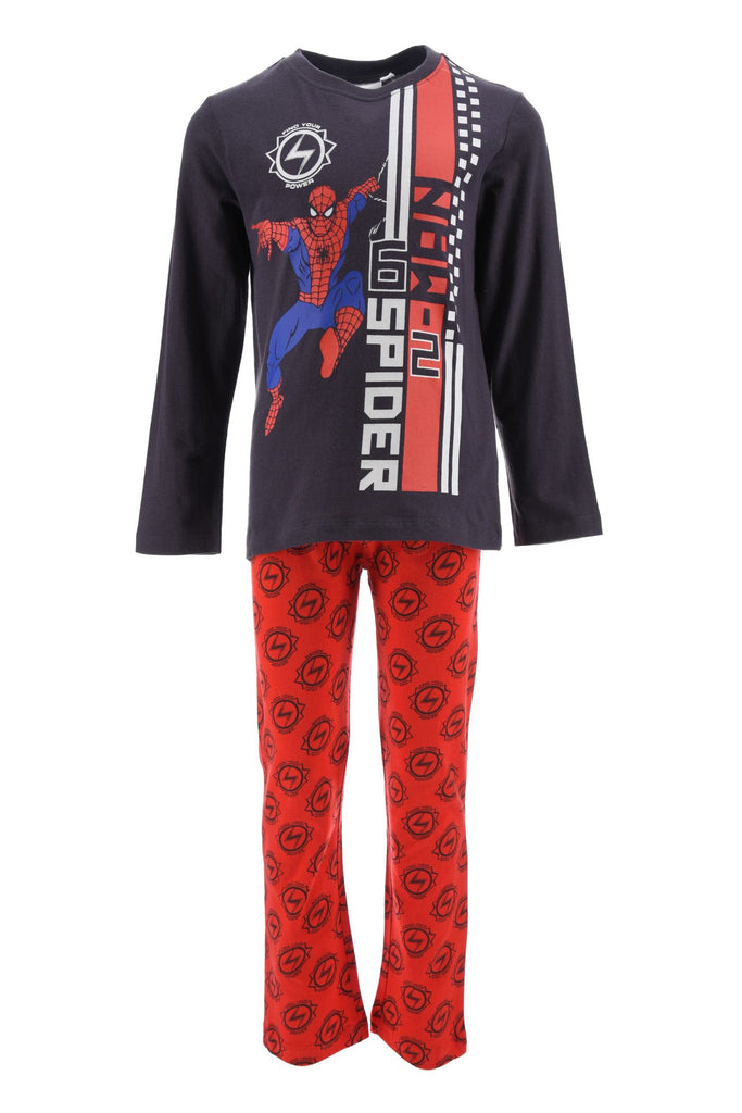 Spiderman Kids Nightwear Pyjama Long Set - Fabrica Fantasia