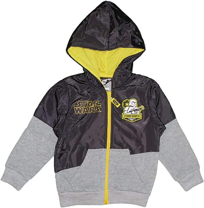 Star Wars Boys Kids Sweatjacket Hoodie - Fabrica Fantasia