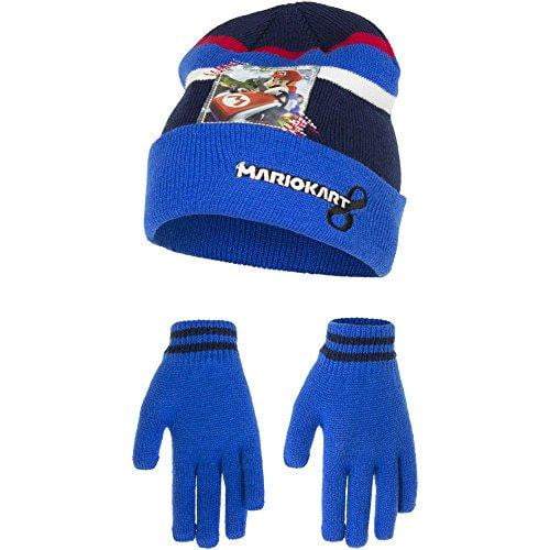 Super Mario Kids Hat and Gloves Winter Set - Fabrica Fantasia