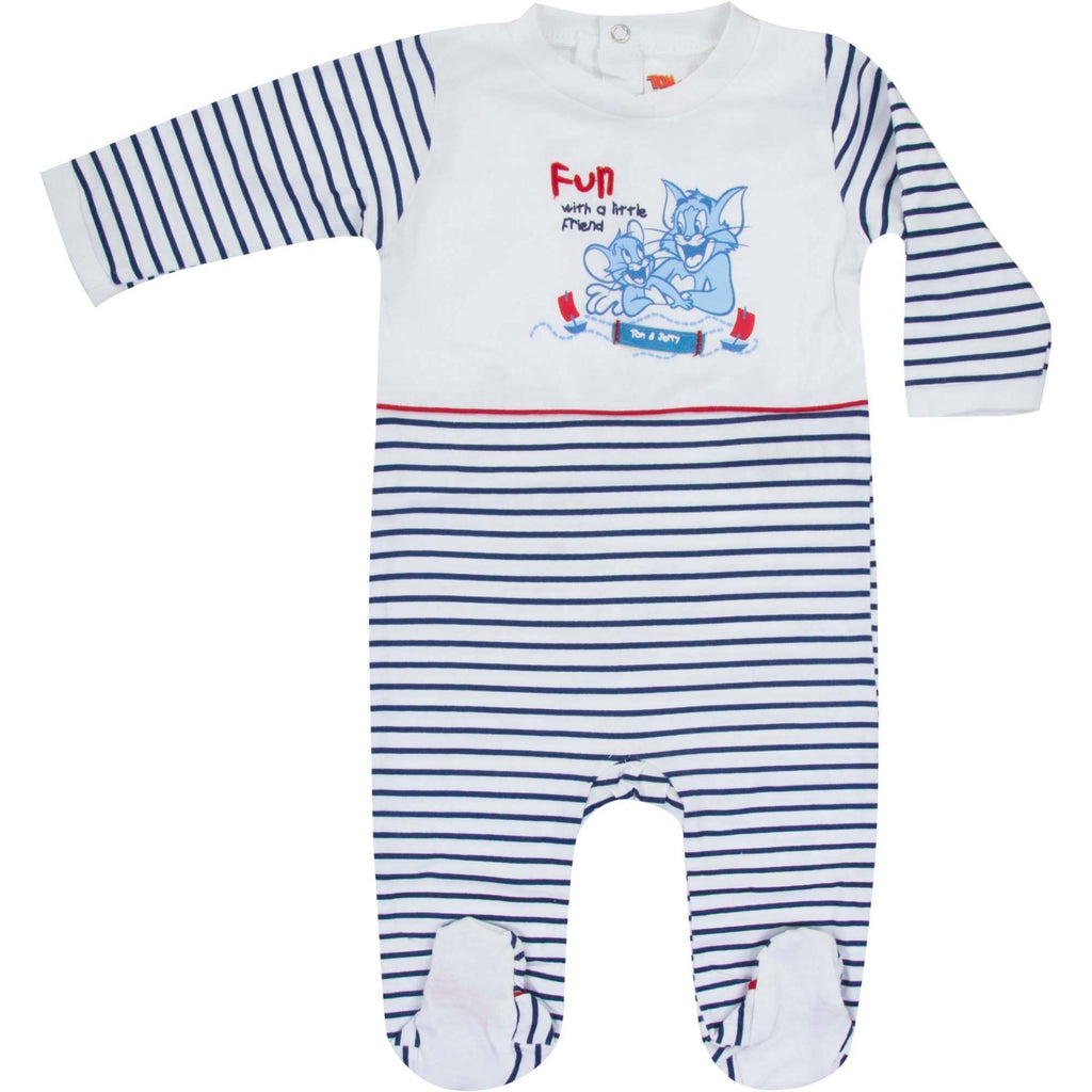 Tom & Jerry Baby Boy Sleepsuit Bodysuit Onesie - Fabrica Fantasia