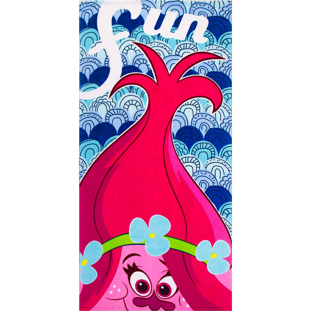 Trolls Girls Beach Towel - Fabrica Fantasia